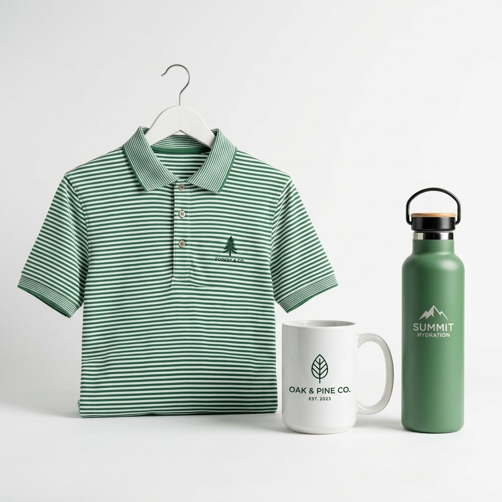 Corporate Clothing and Merchandise mockup